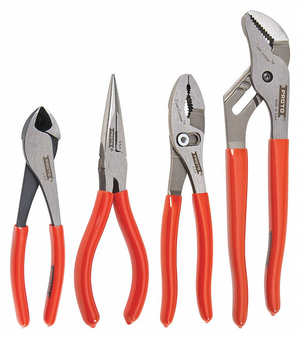 Plier Set Ergonomic 4 Pcs.