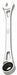 Combo Wrench Steel Metric 0 deg.