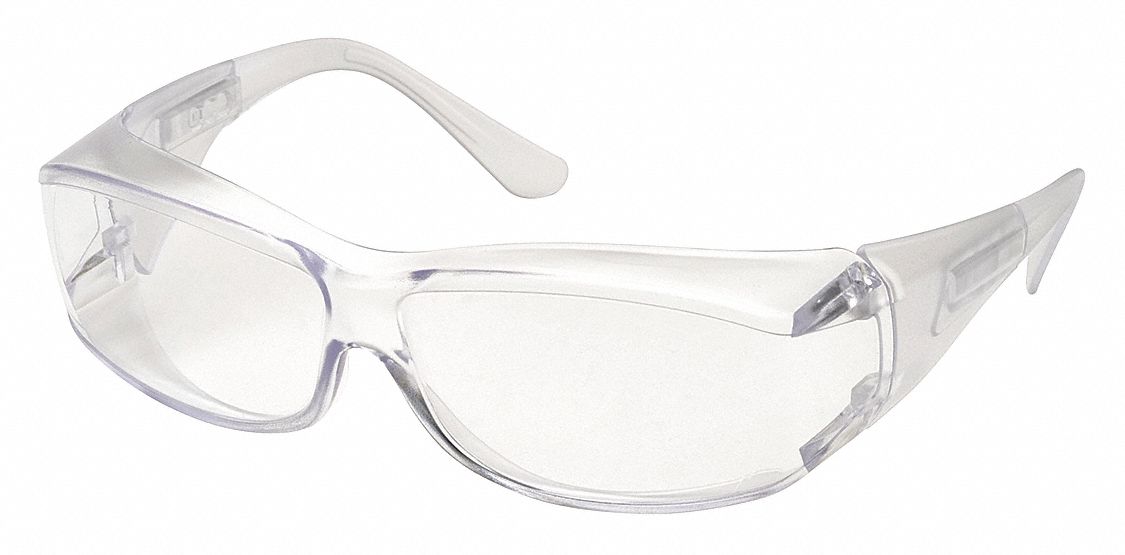 Safety Glasses Clear Frame OTG Unisex