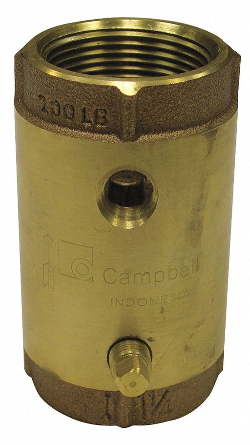 Spring Check Valve with Taps