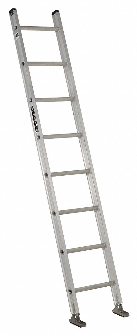 Straight Ladder 300 lb Alum