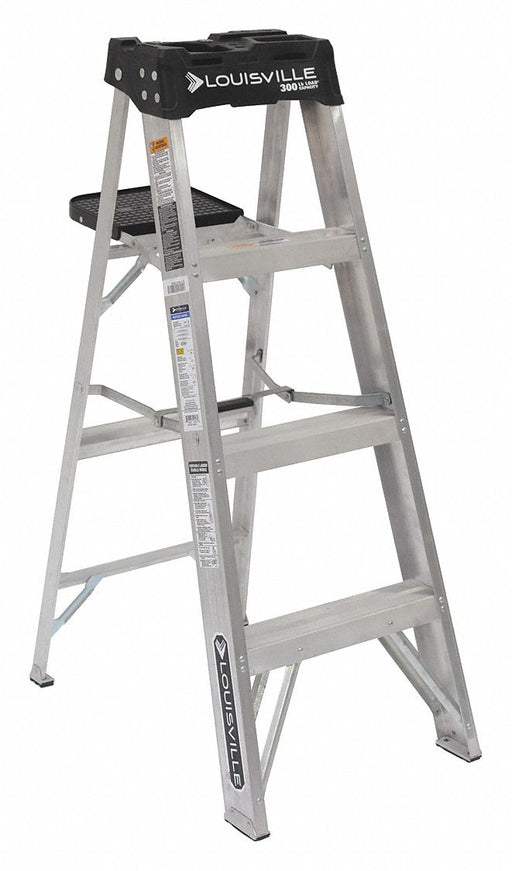 Stepladder Alum 4 ft 300 lb.