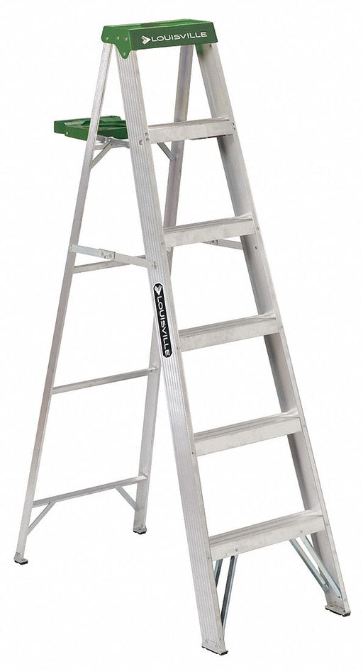Stepladder Alum 6 ft 225 lb.