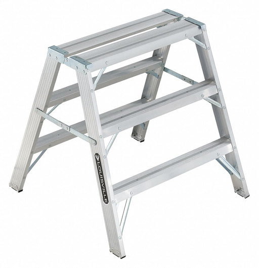 Sawhorse Ladder Aluminum 34-3/4 W 37 H