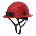RED FULL BRIM HELMET VNT CLASS C