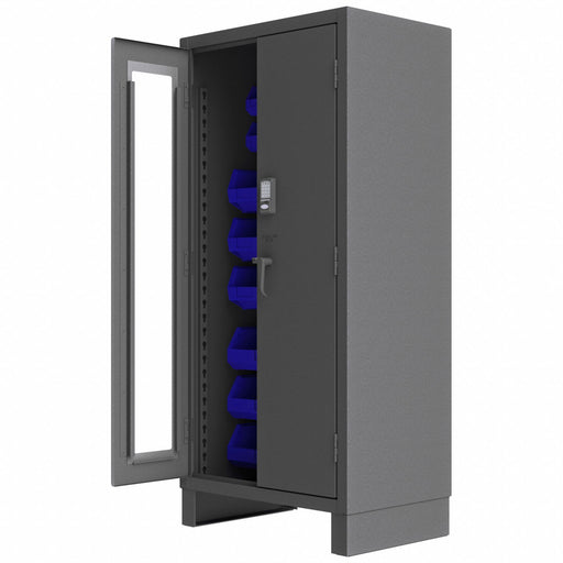 K4873 Bin Cabinet 78 x36 x24 Gray 30BlueBns