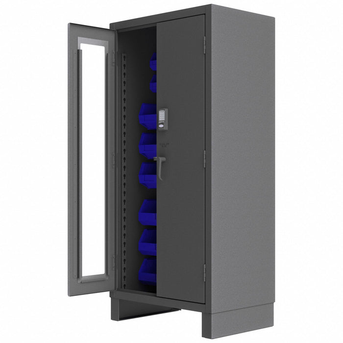 K4873 Bin Cabinet 78 x36 x24 Gray 30BlueBns