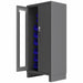 K4873 Bin Cabinet 78 x36 x24 Gray 30BlueBns