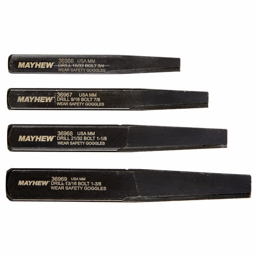 Screw Extractor Set 4pc HSS Pouch