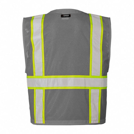 Safety Vest Gray Size 4XL/5XL