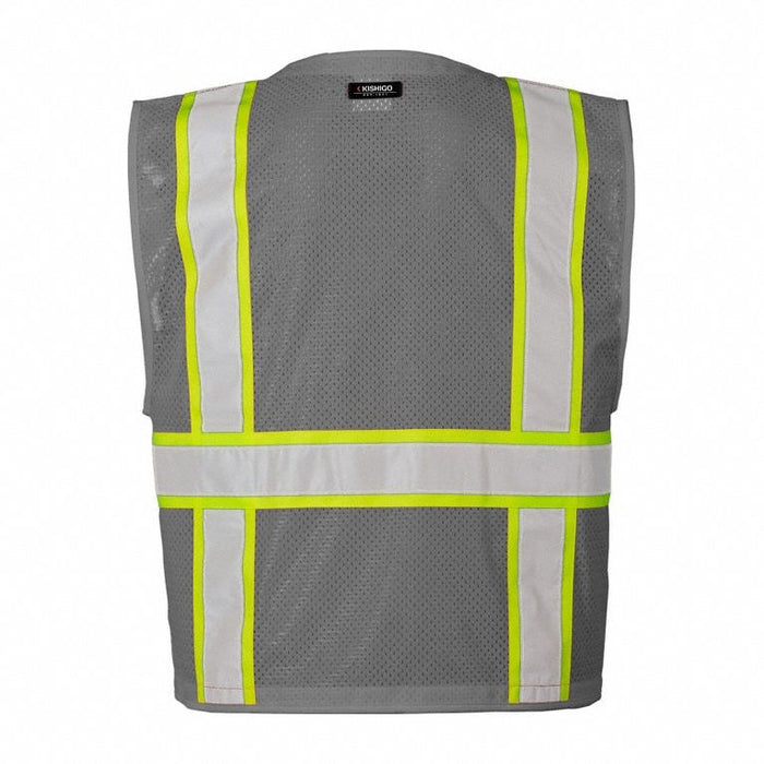 Safety Vest Gray Size 4XL/5XL