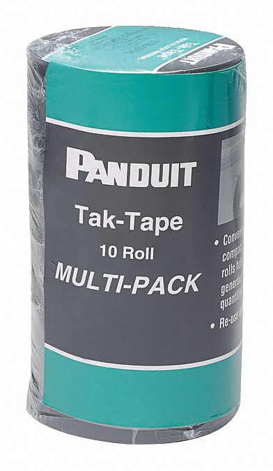 Hook-and-Loop Tie Roll 35 ft Black PK10