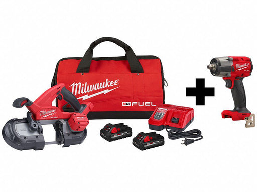M18 Band Saw Kit and 1/2 Impact Wrench
