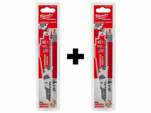 AX CARBIDE 5T 6L 5PK w Extra 5PK