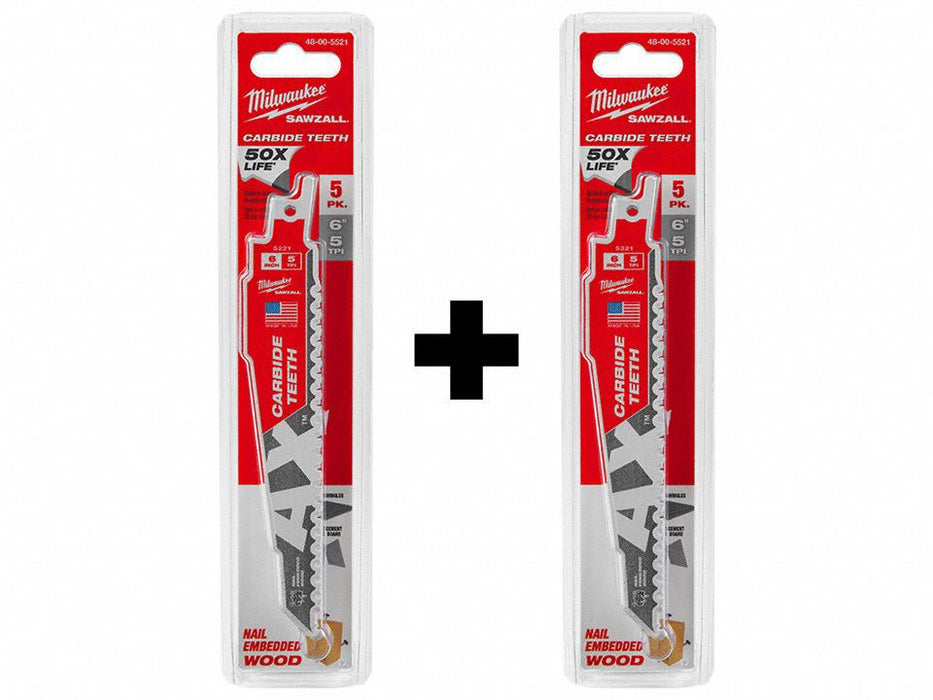 AX CARBIDE 5T 6L 5PK w Extra 5PK