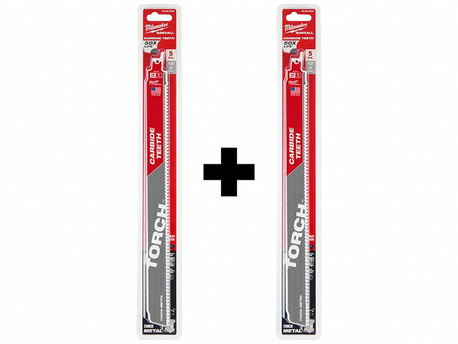TORCH 12 7TPI Carbide 5PK w Extra 5PK