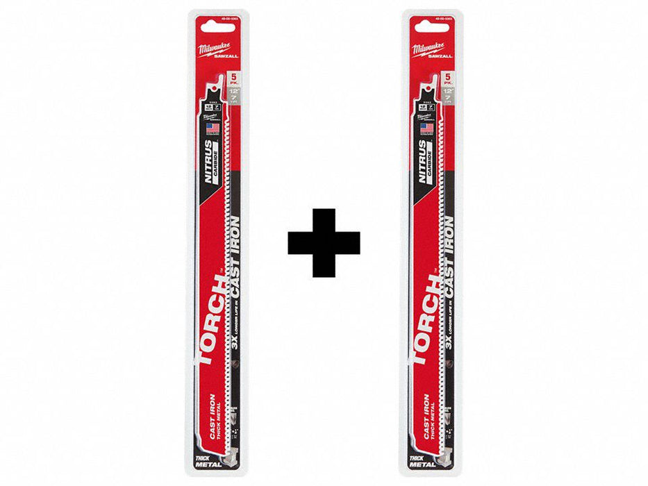 TORCH 12 7 TPI Carbide 5PK w EXTRA 5PK