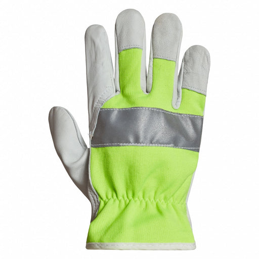 Goatskin Drvr Hi-Viz Bk Sm PK12
