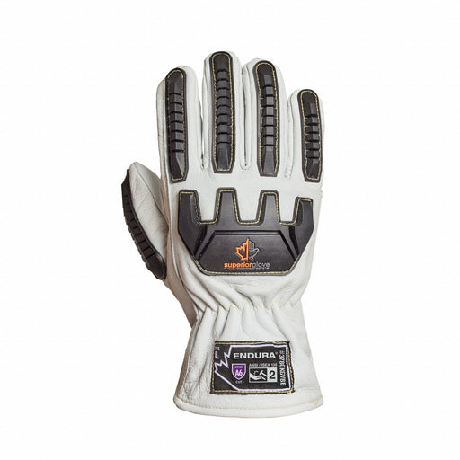 Work Gloves Drivers L Leather PR