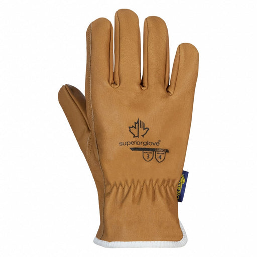 Leather Gloves Goatskin L PK12