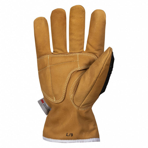 Leather Gloves Tan Back S PR