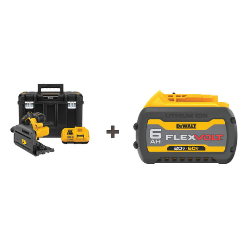 Cordless Track Saw Kit 6-1/2 in Blade