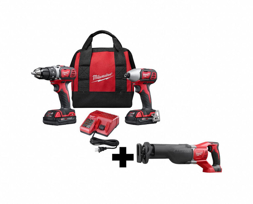 M18 2-Tool Kit and EXTRA M18 Recip Saw
