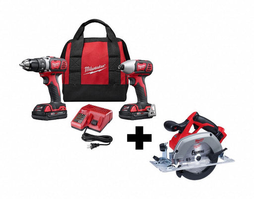 M18 2-Tool Kit/EXTRA M18 6 1/2 Circ Saw