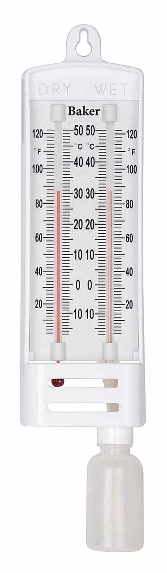 Bulb Hygrometer Wet/Dry