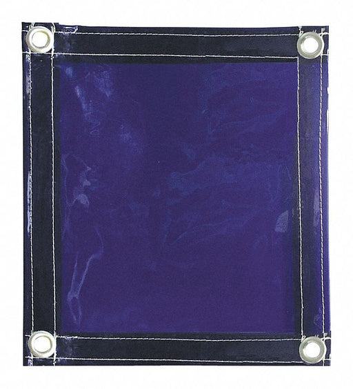 Welding Curtain Blue Vinyl 6 ft W 6 ft H