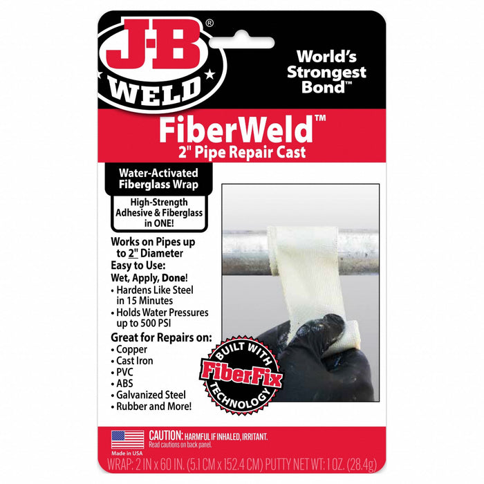 Pipe Repair Kit 2 W x 5 L White