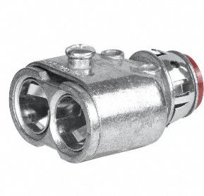 3/8 ARMORED CABLE DUPLEX CONN .402 - .61
