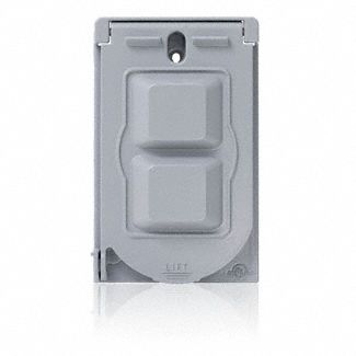 Weatherproof Cover 4 5/8 in H Vertical
