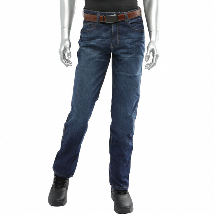Jeans Straight Leg Mid Rise Blue Men s