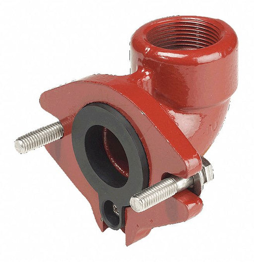 Elbow 90 discharge C.I. w/ gasket