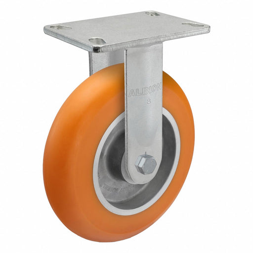 Plate Caster Rigid Polyurethane 9 1/2 H