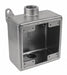 Weatherproof Box 2Gang 3/4 Hub 45cu. in