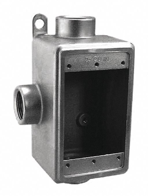 Weatherproof Box 3Inlet 3/4 Hub 25cu. In