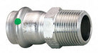 Strt SS Press-fit 2 in MNPT 2 in
