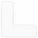 K8385 Floor Tape White 6 inx6 in L PK25