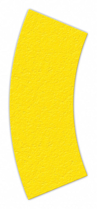Floor Tape Yellow 2 1/2 inx6 in Arc PK25