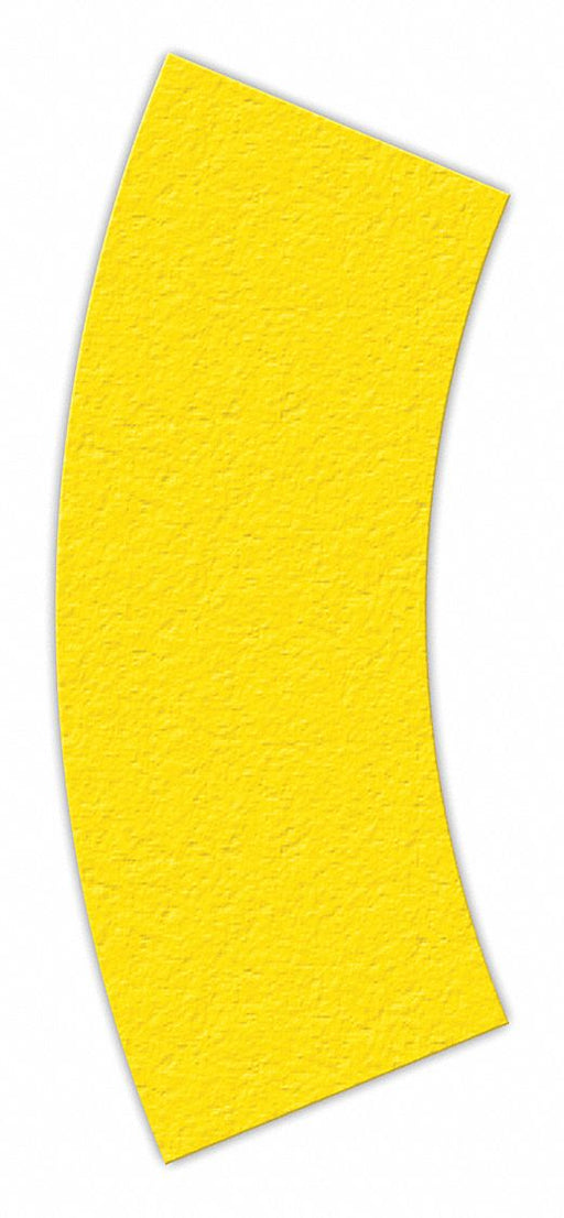 Floor Tape Yellow 2 1/2 inx6 in Arc PK25