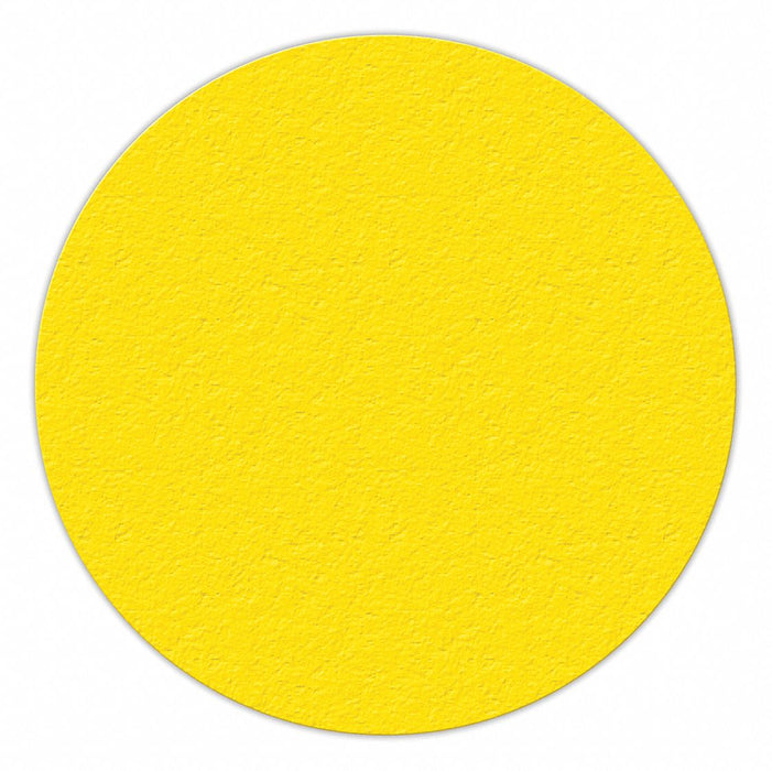 Floor Tape Yellow 6 inx6 in Circle PK25