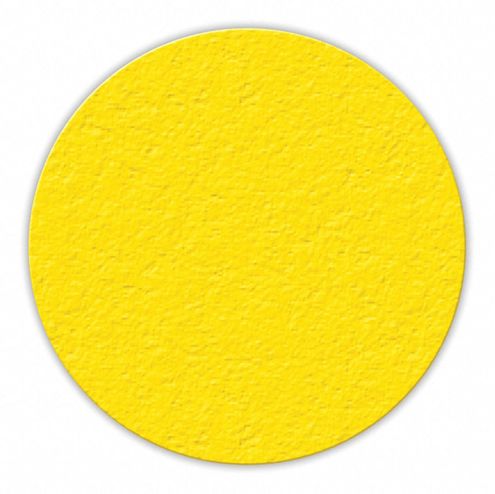 Floor Tape Yellow 3 inx3 in Circle PK25