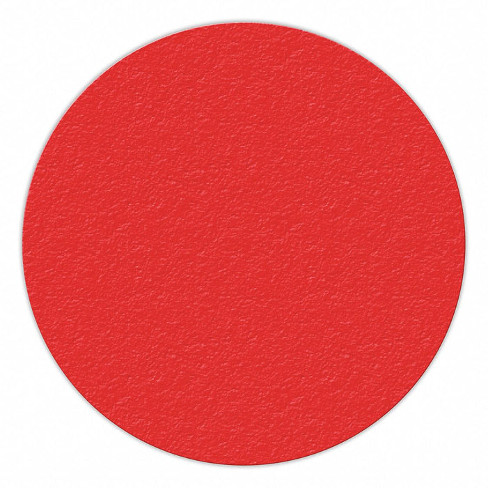Floor Tape Red 6 inx6 in Circle PK25