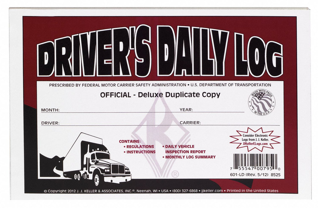 Detailed Drivers Logbook w/Carbon