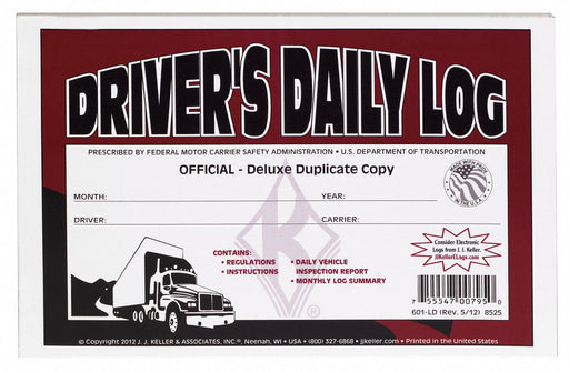 Detailed Drivers Logbook w/Carbon
