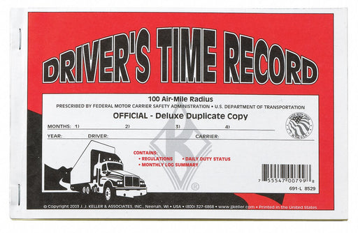 Drivers Exempt Log w/Carbon