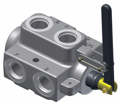 Selector Valve 6 Way 2 Position 3/4 NPT