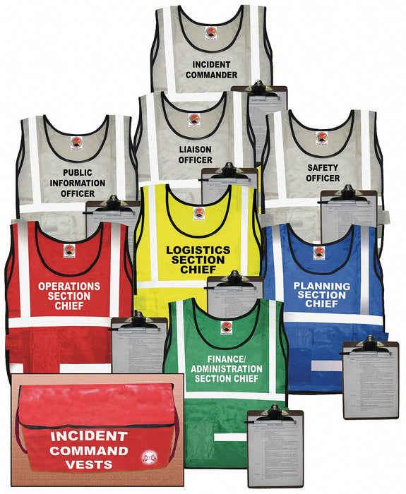 Safety Vest Assorted Inc Cmnd Univsl
